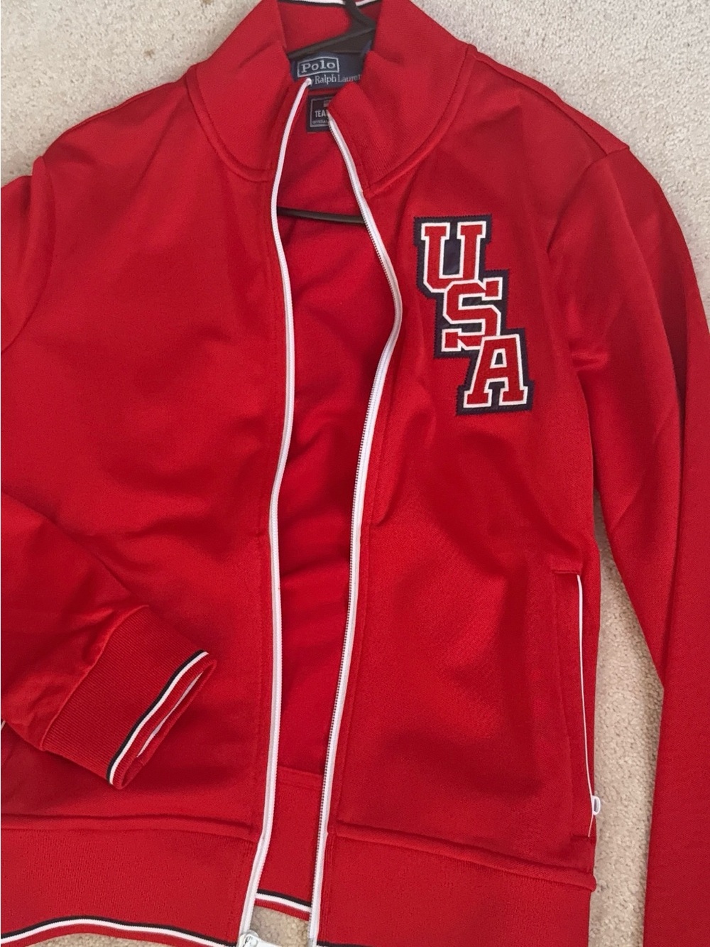 Ralph Lauren Red Team USA Polo Collar Jacket